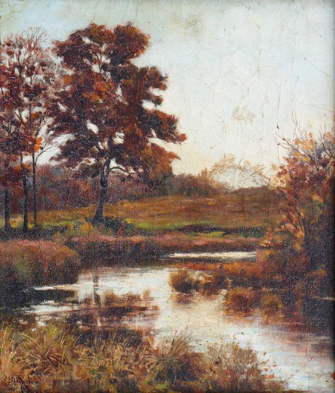 Attributed to Jan de Beer A Stream in Autumn oil painting picture